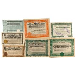 Lot of 7 Tonopah and Goldfield Area Stocks