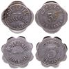Image 1 : Two Illinois tokens: Joe Krieg, H.G. Rucker