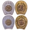 Image 1 : Lot of 2 encased cents: Sam Feinhandler, Elko & Gold Club Sparks