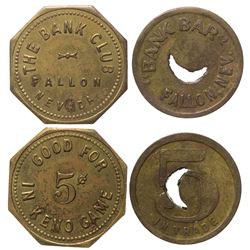 Lot of 2: Bank Bar, Bank Club