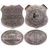 Image 1 : Lot of 2 Ohio Tokens: Sanitary Dairy, Lancaster Cigar Store