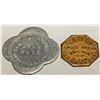Image 1 : Lot of 2: F. Elliott Pool Hall/Geo. H. Larrabee Tokens