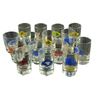 Image 1 : Casino Glass Collection: 7 cocktails and 4 tumblers