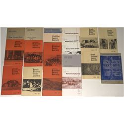 Nineteen Nevada Historical Society Quarterlies