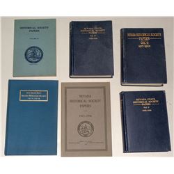 Six early Nevada Historical Society Works