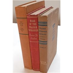 Three books on Prairie Schooner adventures