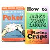 Image 1 : Two gambling books: Jacoby on Poker, Edell on Craps