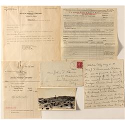 Atolia, CA ghost town ephemera