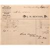 Image 1 : J. M. Benton Livery Stable billhead