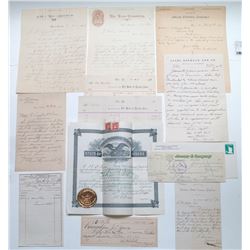 Lot of 12 Reno billheads