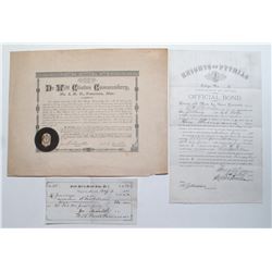 Comstock lodges ephemera