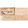 Image 1 : Consolidated Imperial check and stock / Justice Silver Mining and Pless Dredging checks