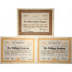 Baldwin Piano Company Stock Group (3)