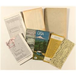 Assorted US Maps, Mostly Western