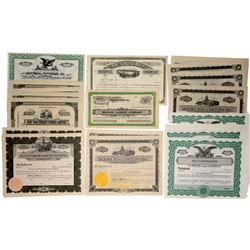 Group of Unissued Stock Certificates (26)