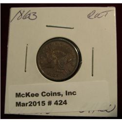 424. 1863 CWT “Union” CH.BU