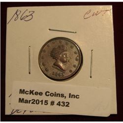 432. 1863 CWT “Millions for Defence” AU