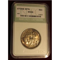 441. 1925 Silver Stone Mountain Commememorative Half Dollar NTC 66 #238929
