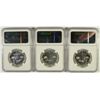 Image 2 : LOT OF ( 3 ) 1963 FRANKLIN HALF DOLLARS, NGC PROOF-67