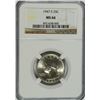 Image 1 : 1947-S WASHINGTON QUARTER, NGC MS-66 SUPERB!