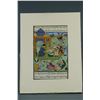 Image 2 : Framed Persian Hand Painted Manuscript Leaf