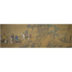 Chinese Painting Jin Ting Biao Gong 18th Century