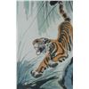 Image 3 : Chinese WC Tiger Scroll Signed