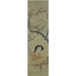 Chinese WC Lady Scroll Hu Sanqiao 1839-1883