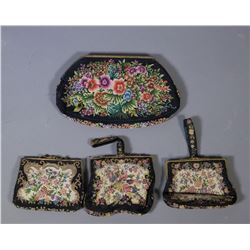 4 Pieces of Handmade Textile Purse