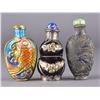 Image 2 : Set of Three Chinese Snuff Bottles