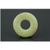 Image 3 : 19th C. Green Jade Carved Disk Pendant