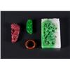 Image 1 : 4 Pieces of Chinese Jade and Agate Pendants