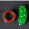 Image 8 : 4 Pieces of Chinese Jade and Agate Pendants