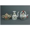 Image 1 : 3 Pieces of Chinese Small Porcelain Teapots