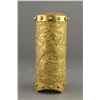 Image 2 : Chinese Gilt Case with Gilt Buddhist Script Scroll