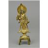Image 2 : Chinese Ming Gilt Buddha w/ Stand 16-17th C.