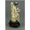 Image 2 : Chinese Fine 18th C. Ivory Carved Beauty