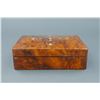 Image 1 : Burl Wood Box w/ Mother of Pearl Inlay