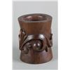 Image 2 : Chinese Hong Mu Rosewood Bitong Brush Pot