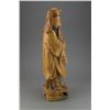 Image 2 : Chinese Wood Carved Figure of Man and Child