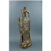 Image 3 : Chinese Gilt Wooden Statue of Immortal