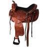 Image 2 : NEW!! Ultimate Hand Carved Western Trail Rider Horse Saddle 16 [8273]