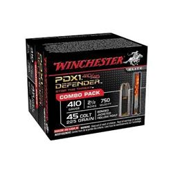 AMMO Winchester Elite PDX1 410/45 LC 2.5" 12/BB 3 Disc 225 Gr 200shells 020892020382