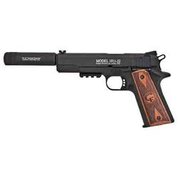 NEW!!  CHIAPPA FIREARMS 1911-22TAC 22LR 10+1 Blk 5  Barrel w/Fake Suppressor Wal Grip 752334191168