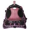 Image 2 : NEW!! Pink Ostrich Synthetic Western Saddle Tack Set 15 16 [2086A]