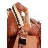Image 2 : NEW!! Ranch Work Roping Style Leather Horse Saddle 17 18 [8134]