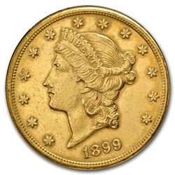 $20 Gold Liberty Double Eagle (1850-1907)