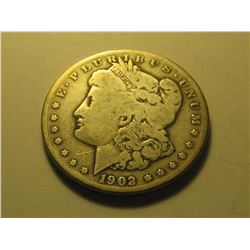 1902-S Morgan Silver Dollar VG