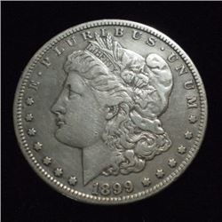 1899-S Morgan Silver Dollar-VF