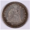 Image 1 : 1876-CC SEATED LIBERTY QUARTER, F/VF